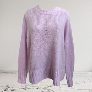 EN Thread Woolblend Crew Neck Chunky Knit Sweater Size Small